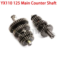 YX110 YX125 Transmission Gear Box Main Counter Shaft For Chinese YX 110cc 125cc Pit Dirt Bike