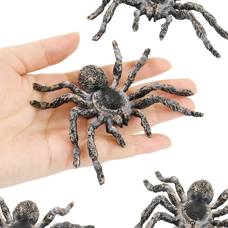 2-50pcs Halloween Realistic Spider Insect Tricky Prank Joke Toys Fake Mouse Roaches Bat Halloween Party Haunted House Decor Prop