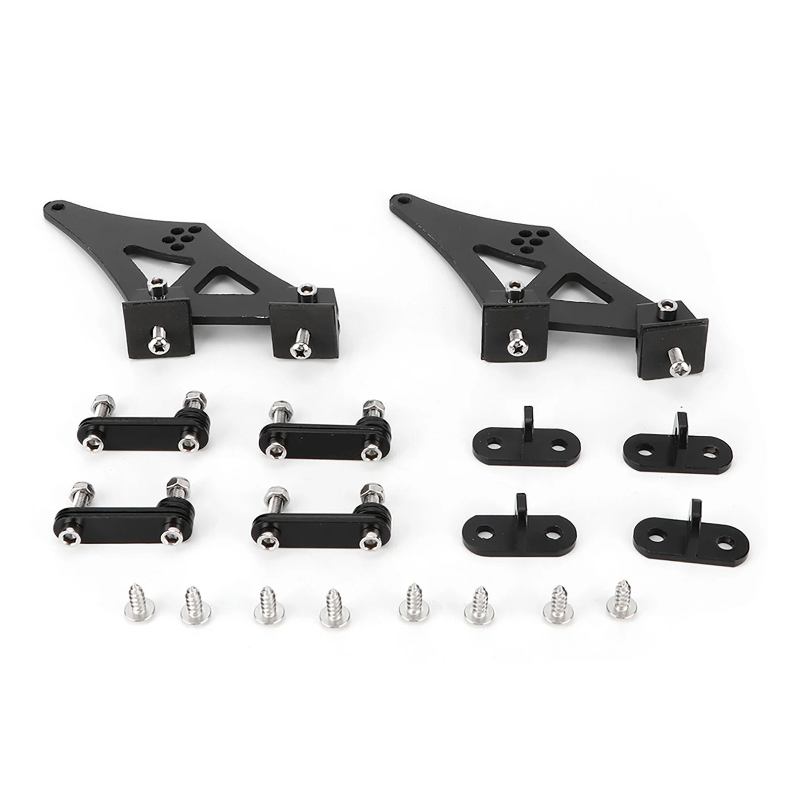 Achtervleugelpoten 5 "Universele Auto Cnc Aluminium Achtervleugel Kofferbak Race Staart Spoiler Poten Monteren Beugels
