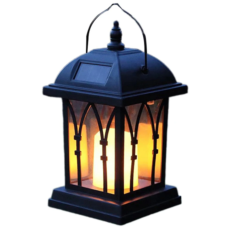 

Solar Candle Light Outdoor Garden Decoration European Hanging Lamp Landscape Light Waterproof Umbrella Garden Light