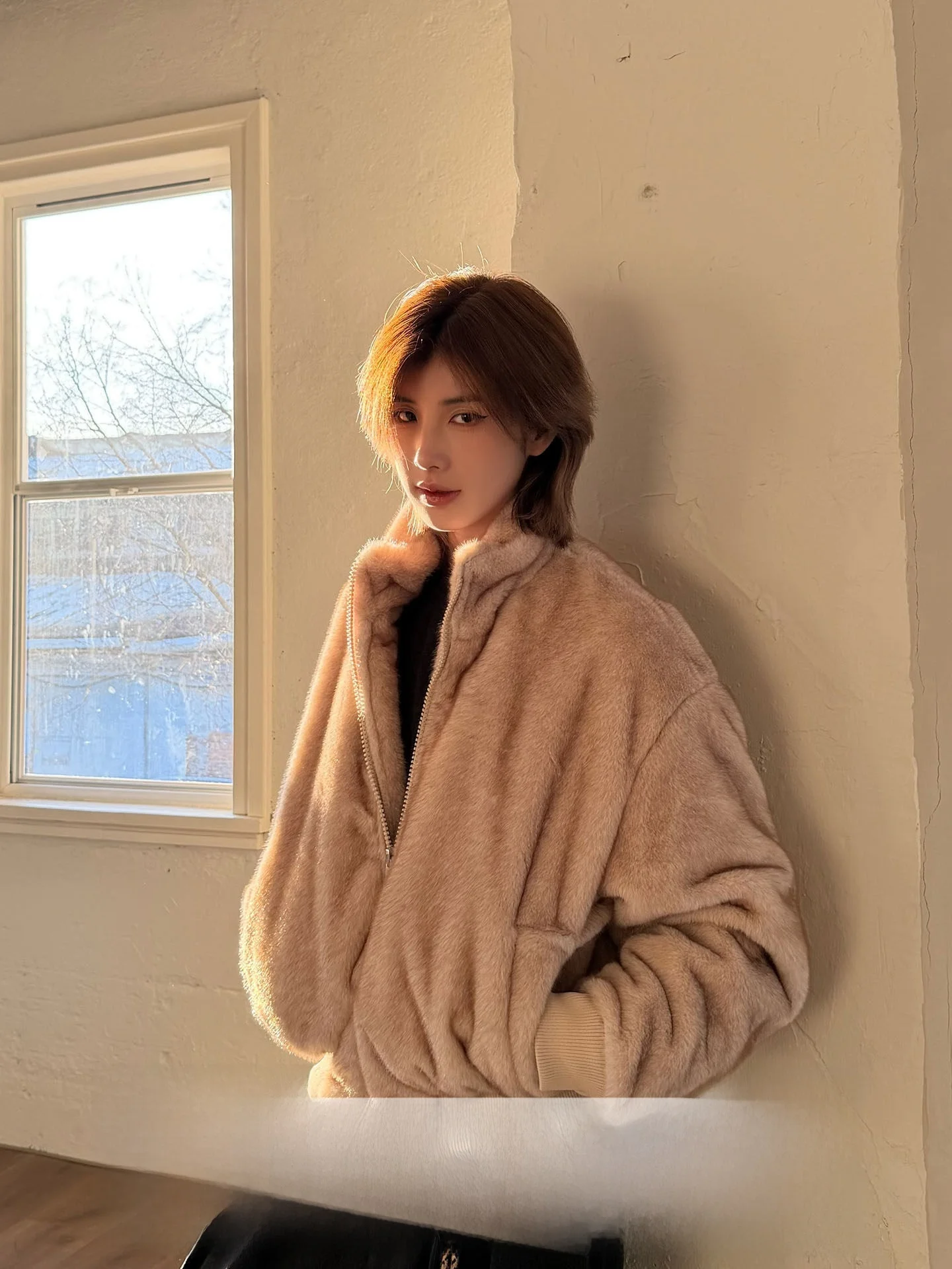 

Экологичная зимняя куртка Ja Lazy Aosphere Sense из искусственного меха и хлопка, универсальная, с воротником-стойкой, бархатная верхняя одежда без бренда, в стиле ретро