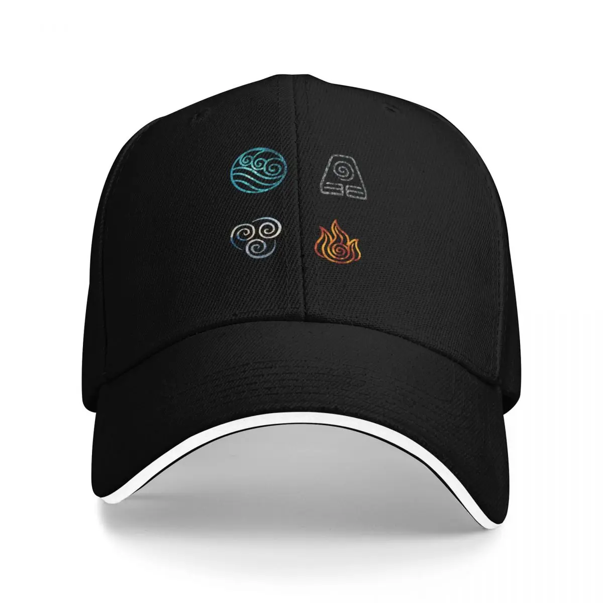 Avatar the Last Airbender Element Symbols Baseball Cap luxury woman cap sailor cap for men Anime Hat Mens Tennis Women's