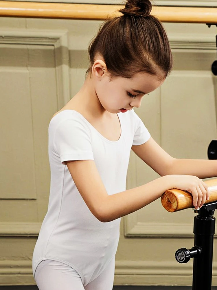 Trajes de dança, trajes de prática de dança chinesa de manga curta para meninas infantis, traje de dança física de classificação infantil