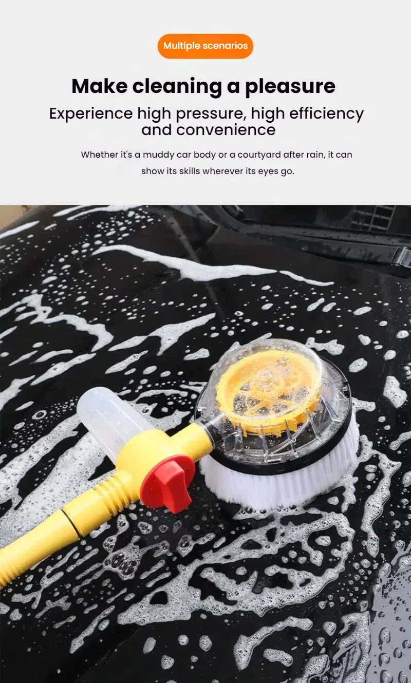 متعددة الوظائف ممسحة غسيل السيارات الشنيل فرشاة السيارة التلقائي الدورية تراجع مجموعة فرشاة غسيل مع جهاز تنظيف يعمل بالضغط العالي للسيارات