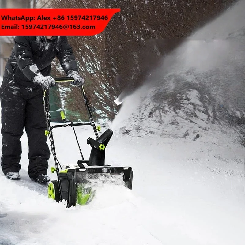 Professional Cordless Hand-Held Rechargeable Electric Snow Shovel Winter Battery Powered Snowplow Brushless Snow Shovel