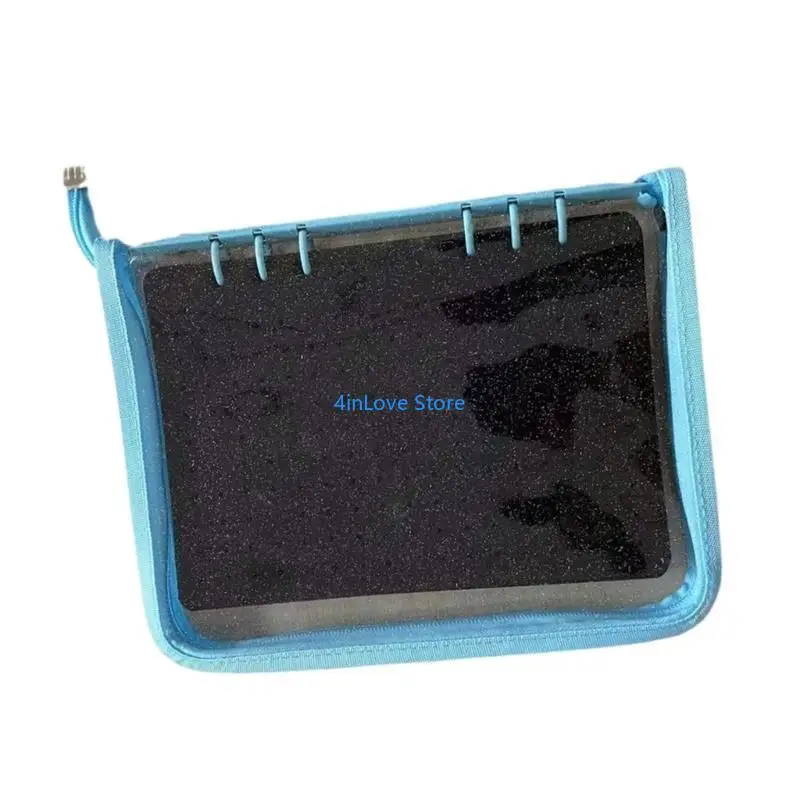 

T4MD Pin Display Book 8 Pages Portable Pin Felt Texture for Brooch Collectors Portable Travel Friendly Designs