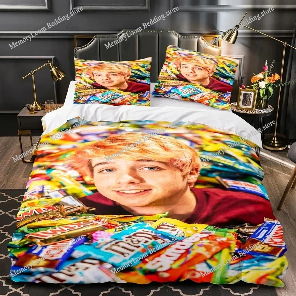 

3D Print Karl Jacobs Bedding Set Boys Girls Twin Queen Size Duvet Cover Pillowcase Bed Kids Adult Fashion Home Textileextile