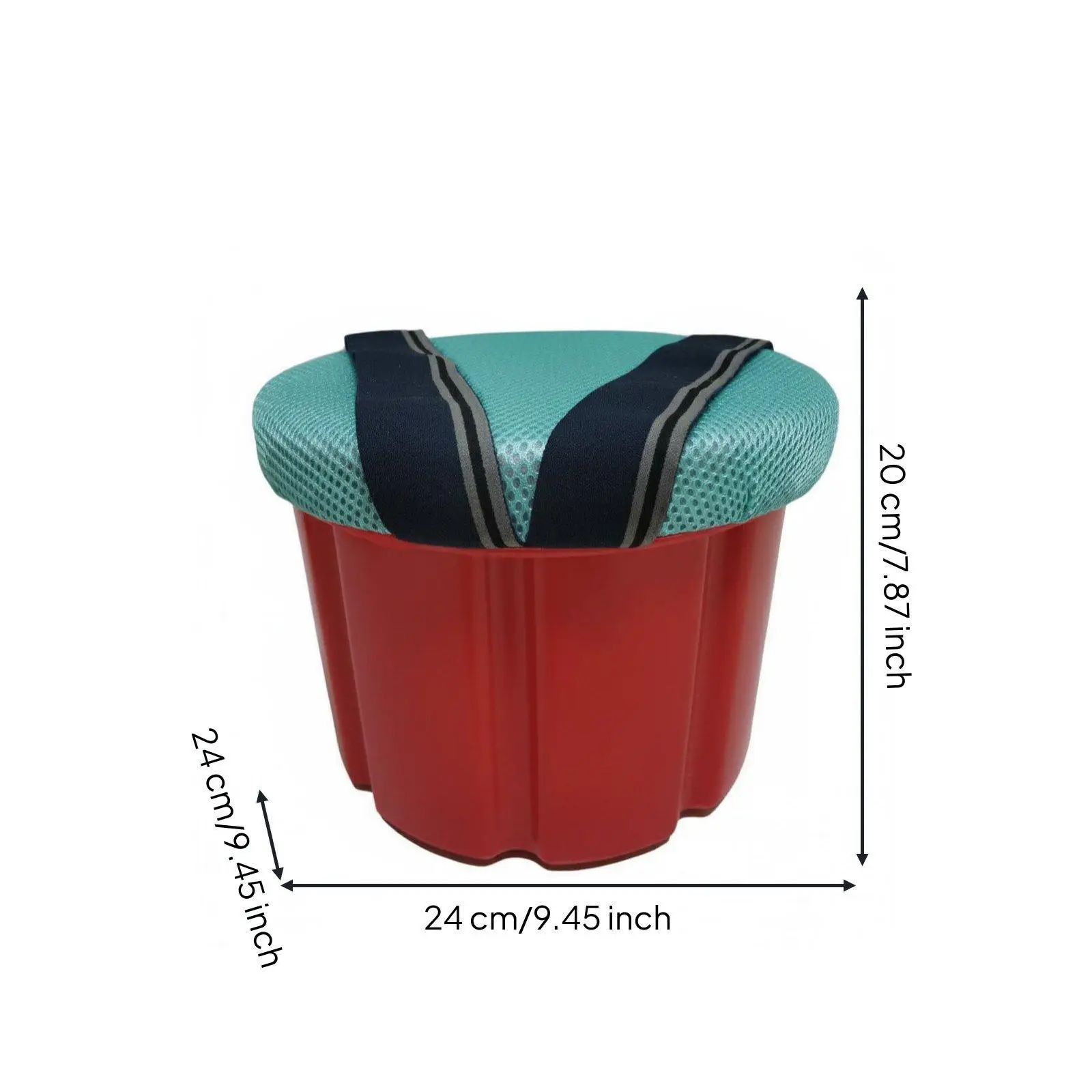 Farm Work Seat Portable Farming Stool Cushioned Wearable Chair for Greenhouse and Gardening Labor