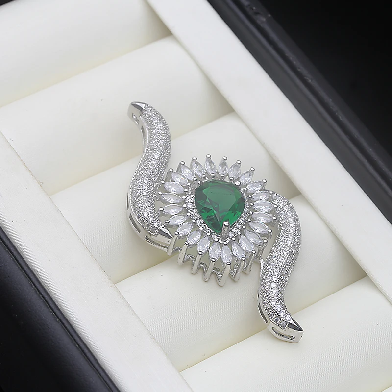 

Fashion Natural Freshwater Pearl Necklace Jewelry Clasp Accesorry DIY Making Zircon High Quality