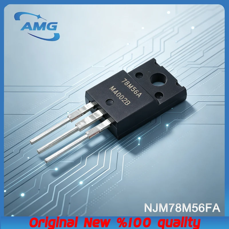 10PCS NJM78M56FA, JRC78M56A, 78M56A TO 220F three-terminal regulated transistor