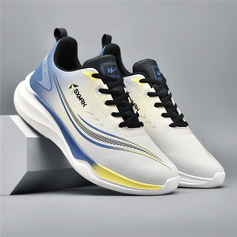 Men 2026 New Fashion Water Resistant Sports Running Shoes Lightweight Breathable Sneakers for Jogging Gym Workout