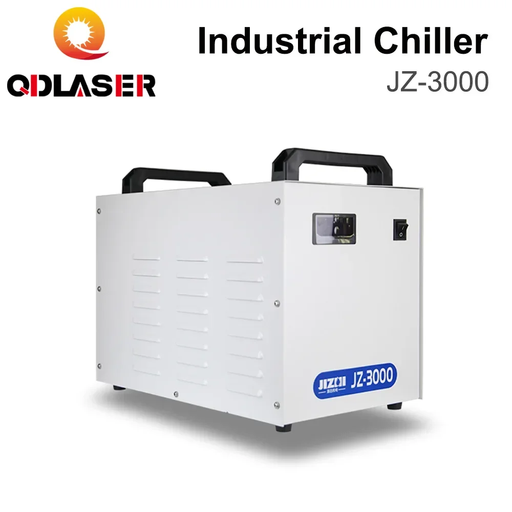 

JZ-3000 Industrial Water Chiller for CO2 Laser Engraving Cutting Machine Cooling 60-80W Laser Tube DG110V AG220V