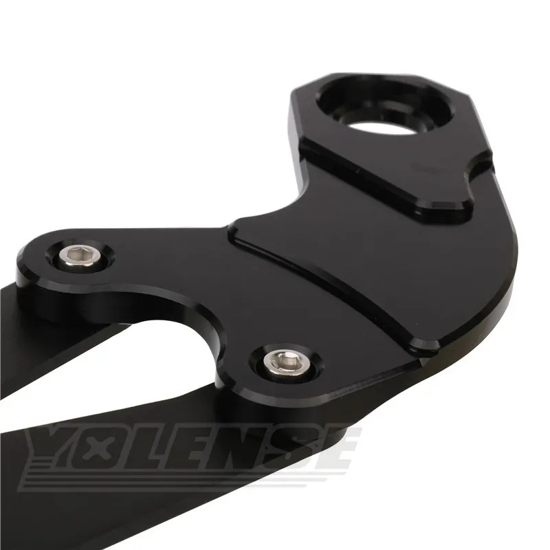 دراجة نارية الحاجز الخلفي قطعة من نسيج عجلة مضيعة نعالها سبلاش الحرس CNC قوس ل 675SR 675NK 675SR-R 675 SR NK