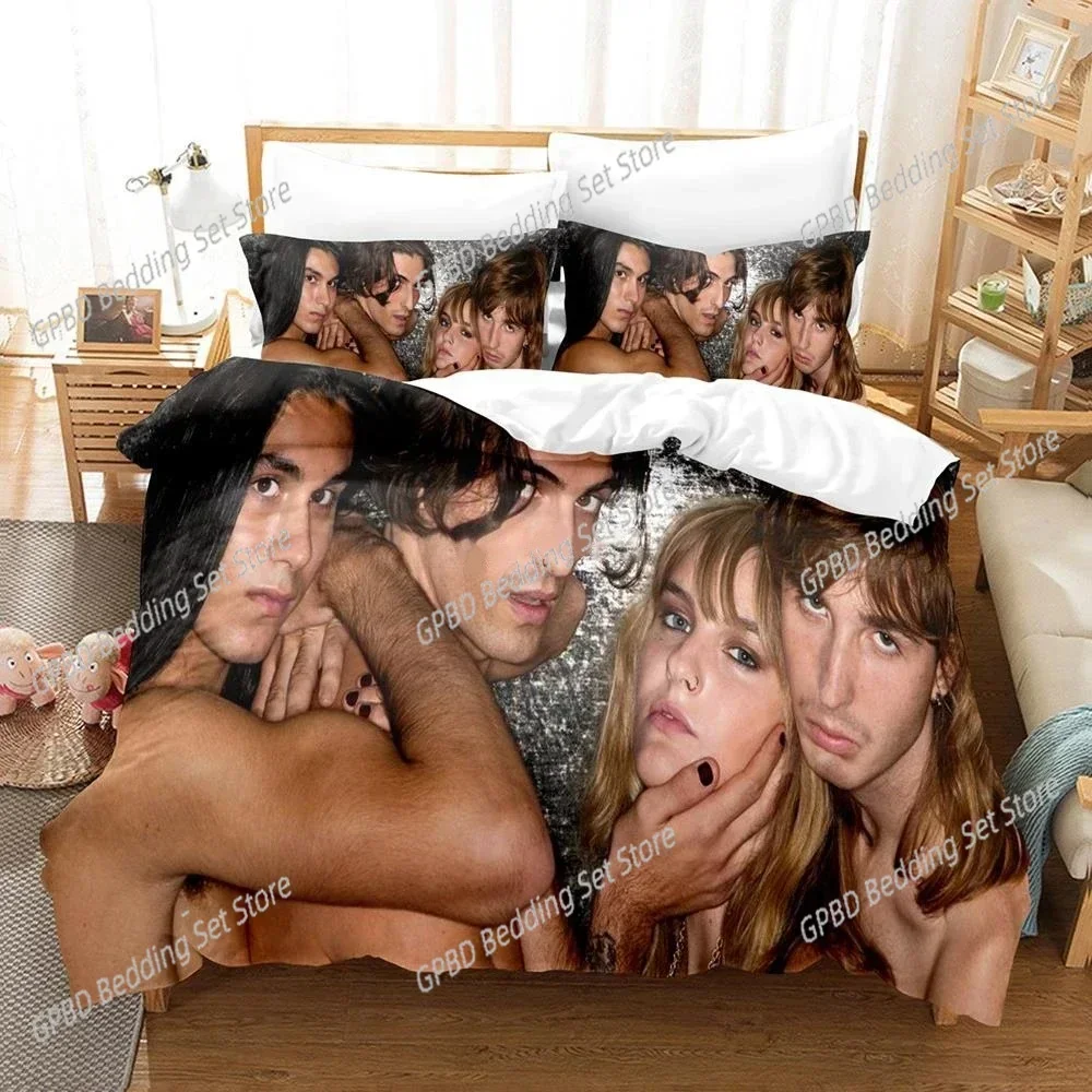 3D Printed Maneskin Bedding Set For Bedroom Soft Modern Bedspreads Comefortable Kids Duvet Cover Quilt Cover And Pillowcase
