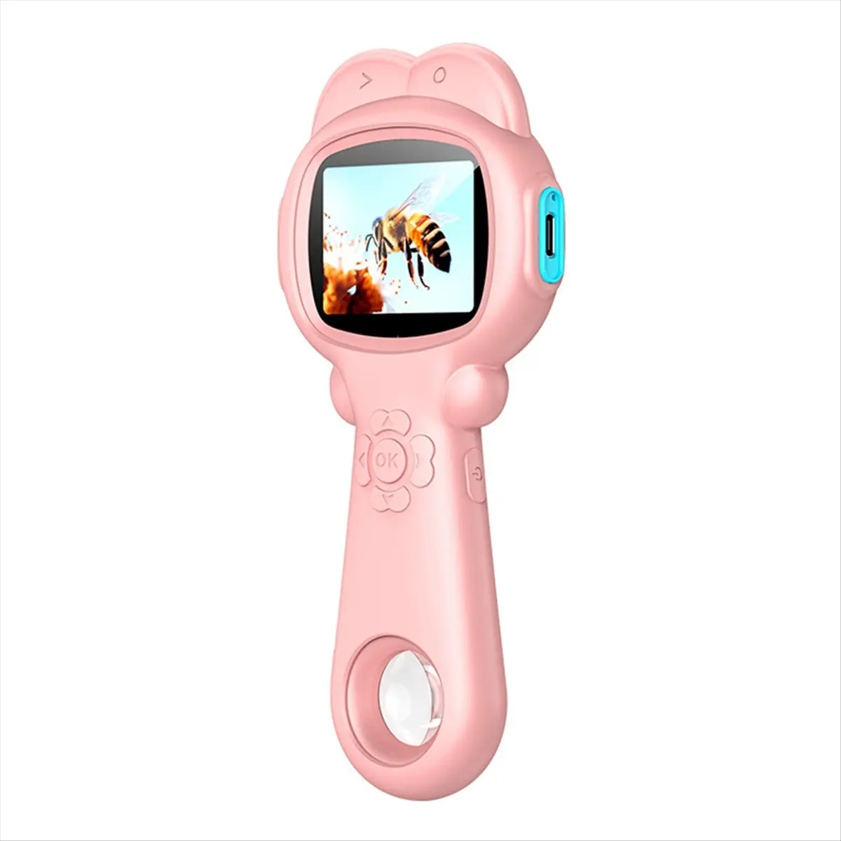 A74U 200W Mini Kids Optical Microscope with Photo and Video Function 500X Observe the Microscopic World Science Children Tool