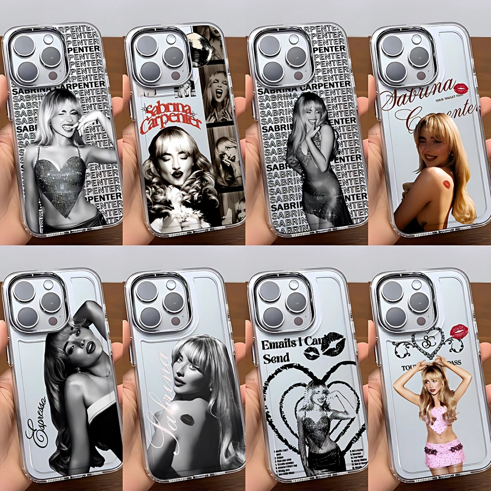 Singer S-Sabrina Carpenters Phone Case For Infinix Smart Note Tecno Camon Spark Pova Hot 30 40 50 8 9 Pro Plus 4G 5G Transparent