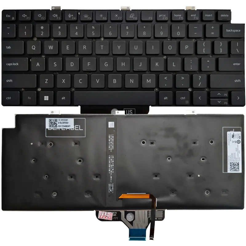 New US Keyboard For Dell Latitude 7320 5320 2-in-1 P33S P34S 7320 P133G With Backlight