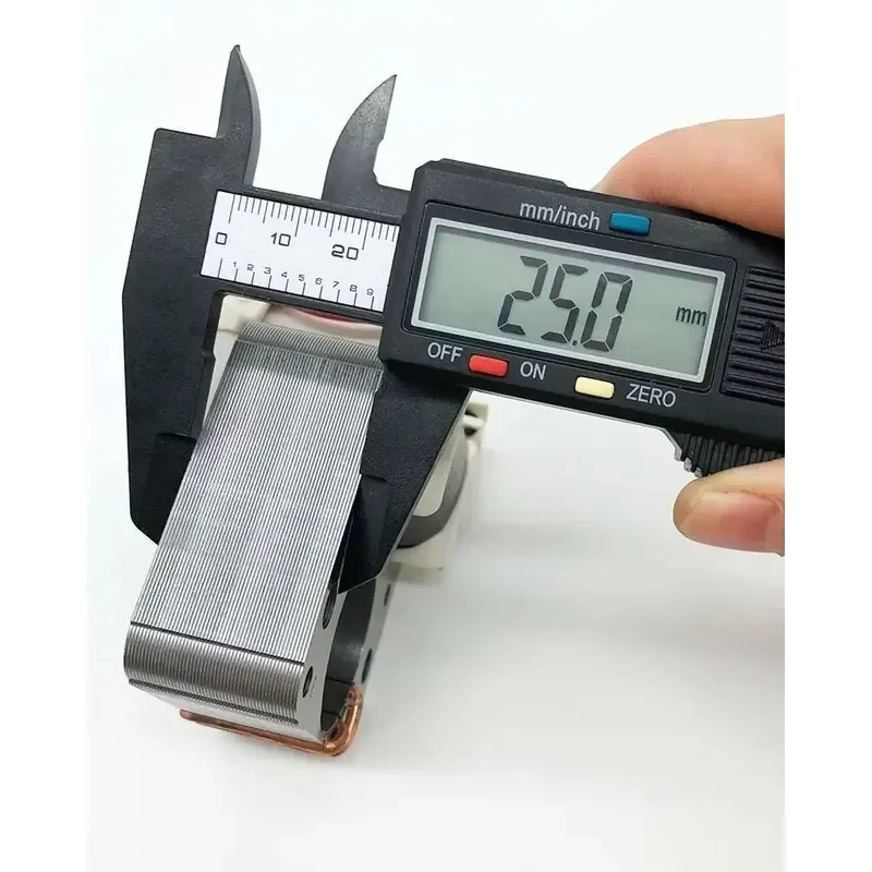 for Air Fryer 25mm Thick Steel Stator Motor Core Shaftless High Efficiency Electric Fan Component Durable Air Circulation