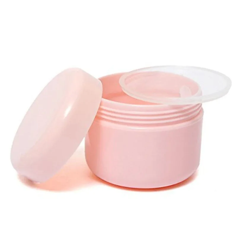 10Pcs 50g Refillable Bottles Pink Plastic Empty Makeup Jar Pot Travel Face Cream Lotion Cosmetic Container Cream Pot