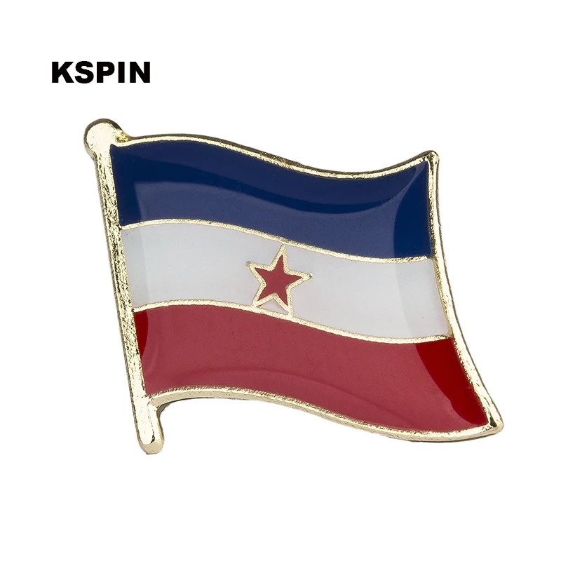 Yugoslavia Flag Badge Pin Lapel Pin Badge for Backpack