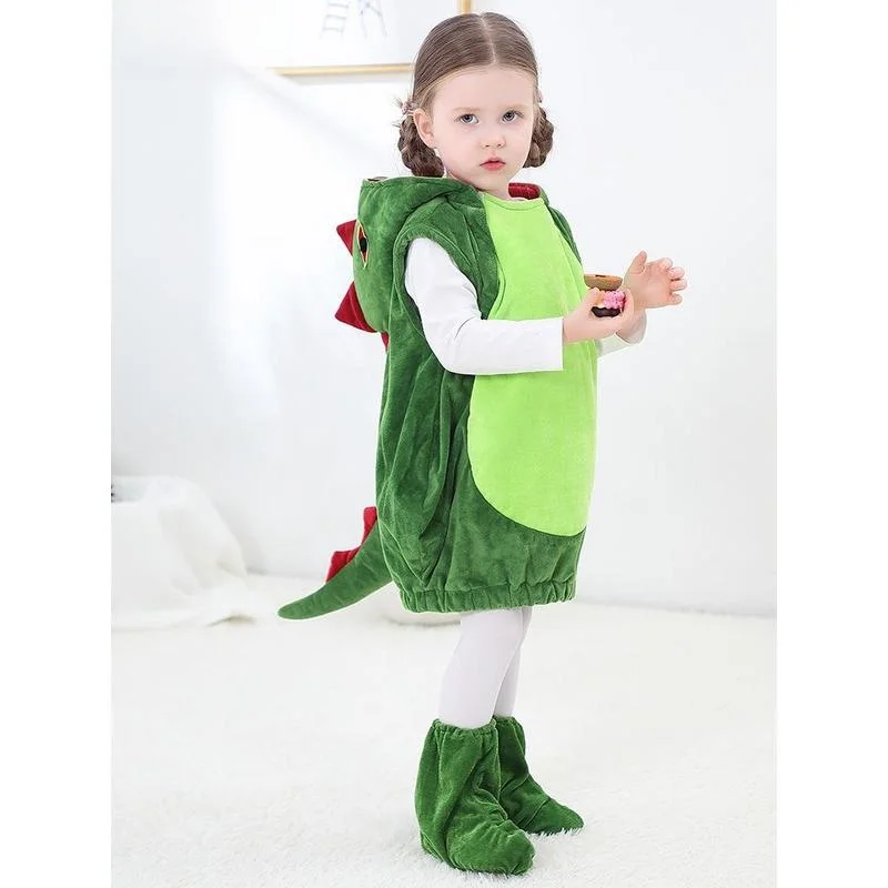 زي أطفال للهالوين على شكل ديناصور، ملابس تنكرية للحفلات التنكرية للأولاد والبنات
