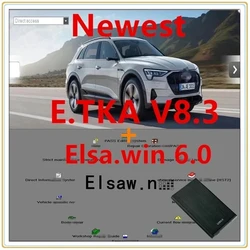 2023 car tools hot sell ELSAWIN 6.0 -ET KA 8.3-8. 5Newest for A-udi for V-W Auto Repair Software Group Vehicles Electronic Parts