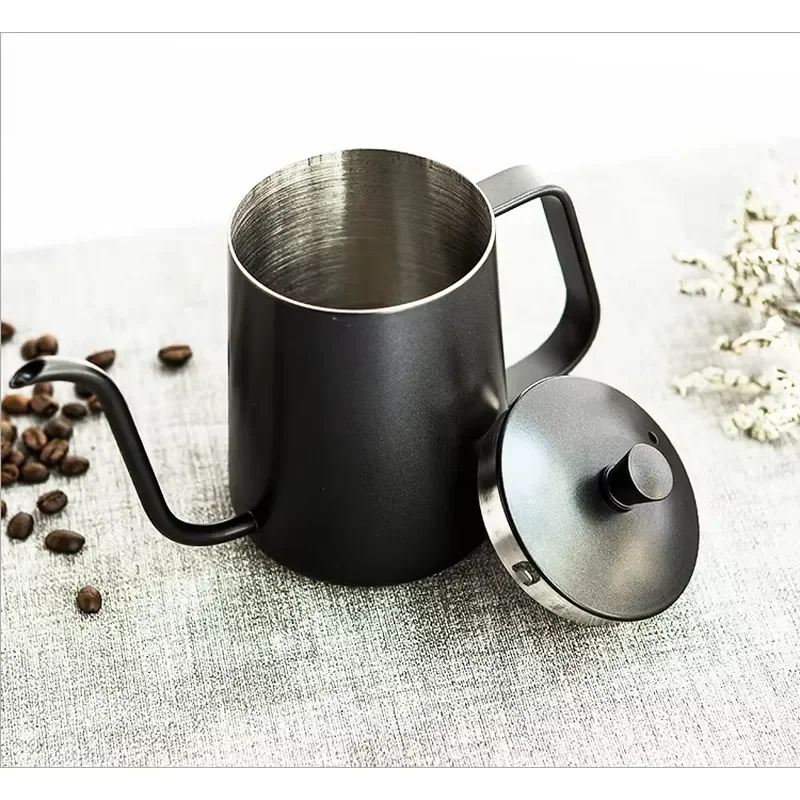 350ml 600ml Stainless Steel Gooseneck Coffee Pot Manual Drip Pour Over Kettle for Hand Brewing