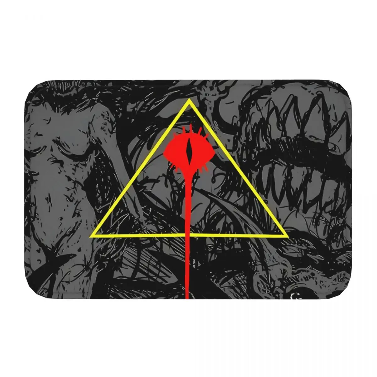 Bath Non-Slip Carpet Devil Eyes See You Living Room Mat Entrance Door Doormat Floor Decoration Rug