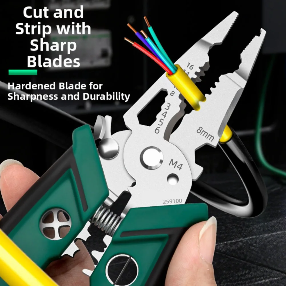 16 سنتيمتر طول شفرة مزدوجة المتعريات الكروم الفاناديوم أسلاك الفولاذ أداة لتقوم بها بنفسك أداة أداة كهربائية عملية تصميم سهل الاستخدام #3