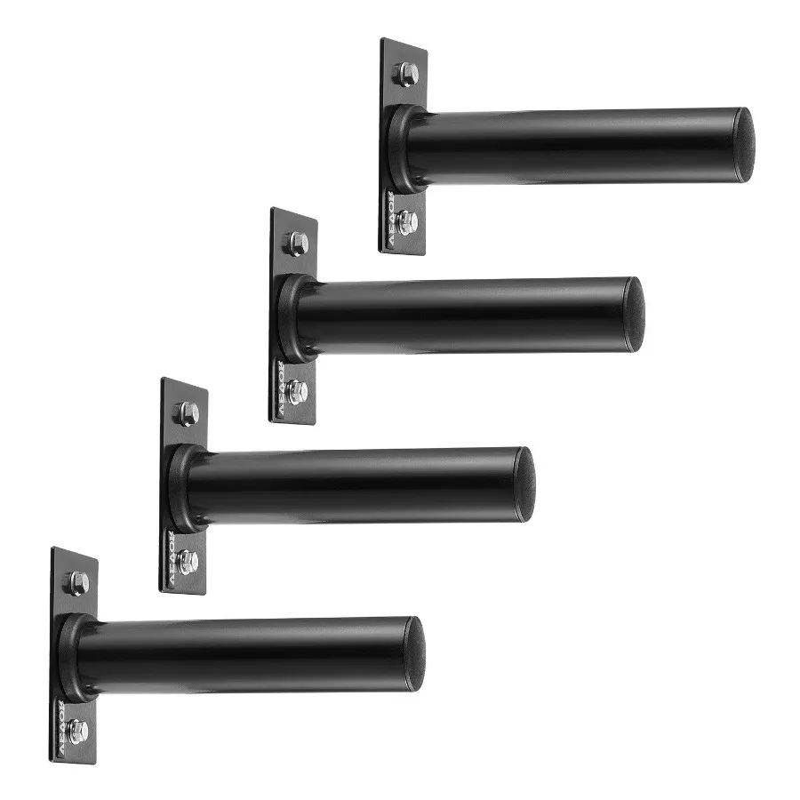 

Wall Mounted Weight Plate Holder Home Gym Weight Storage Rack 4 Pack 2 inch