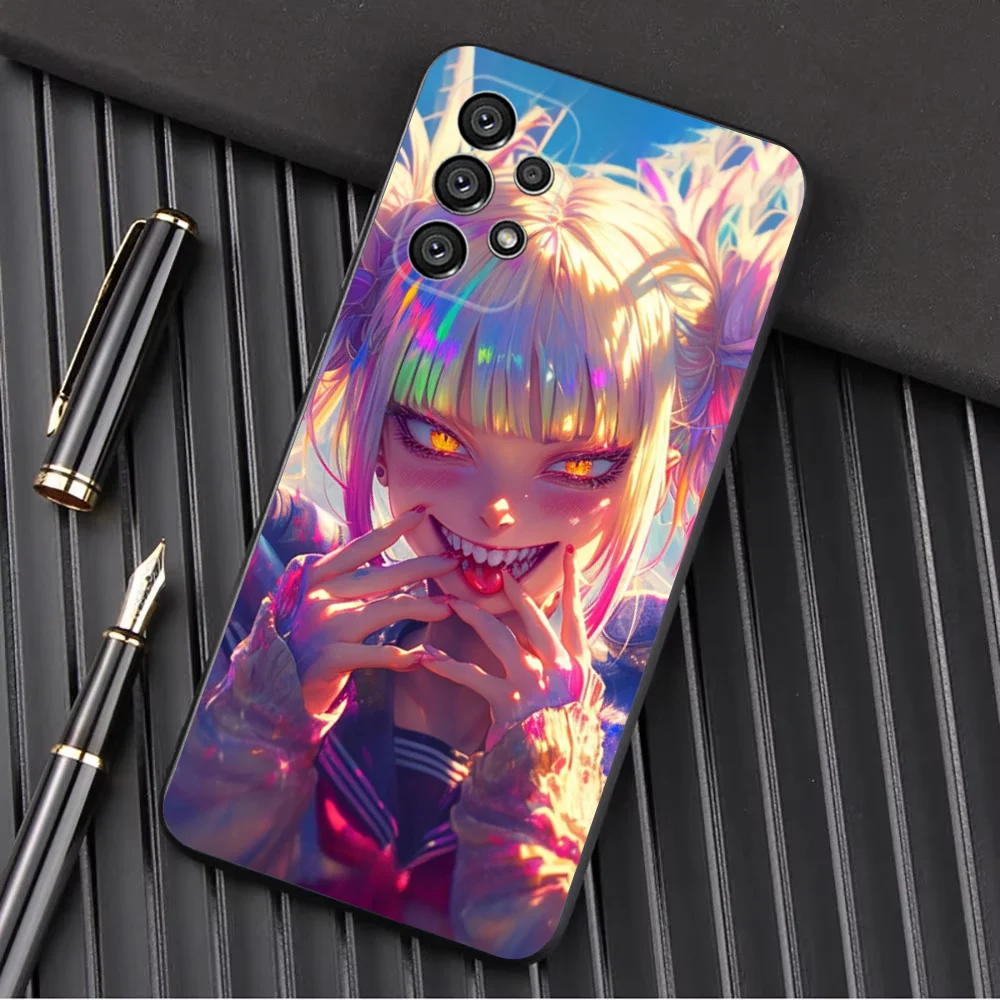 H-Himiko Toga Waifu  Phone Case For Samsung Galaxy A13,A21s,A22,A31,A32,A52,A53,A71,A80,A91 Soft Black Shell