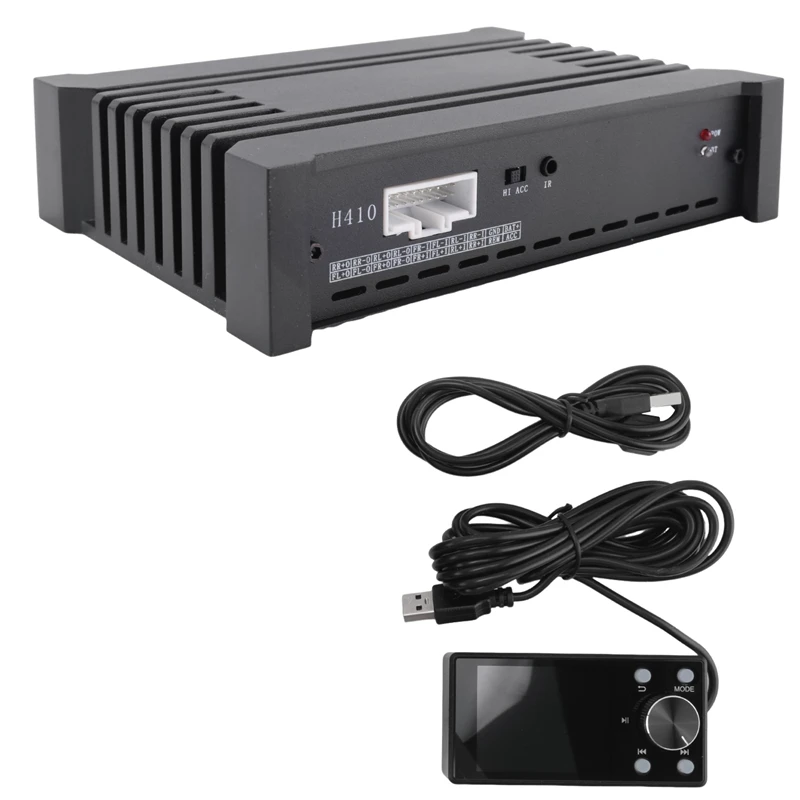 

31-Segment 4 Input 10 Output DSP Audio Processor Car DSP Car Power Amplifier AB 4-Way With Multifunctional Display Parts