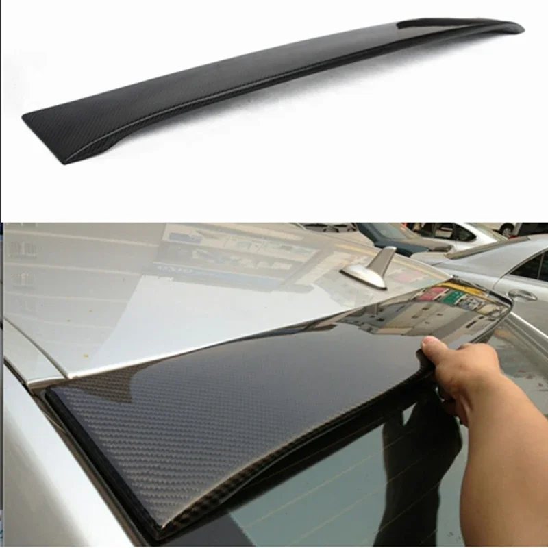 for benz Mercedes E class w212 4-door carbon fiber Lorinser style rear trunk wings roof spoiler 2010-2015