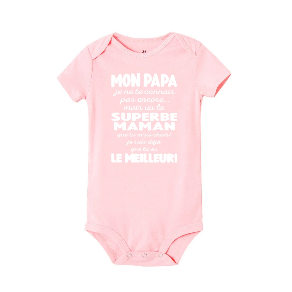 My Dad I Don\'t Know You Yet I Already Know You Are The Best Newborn Baby Bodysuits Clothes Funny Cute Toddler Infant Jumpsuits