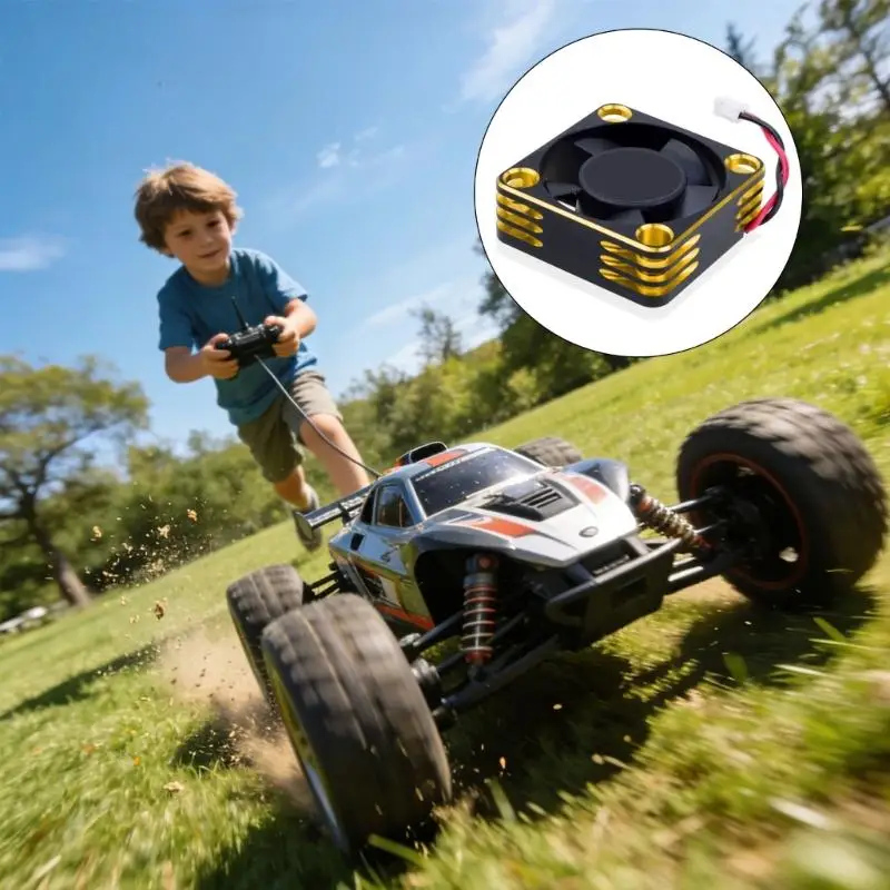 

Fast 30mm Motor Regulator Cooling Fan For 1 8 Scale Remote Control With 28000 Rotations And Sturdy ABS Build A2UB