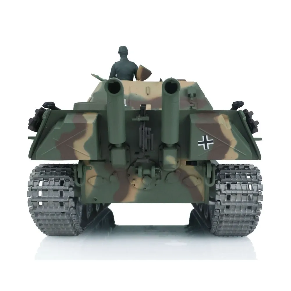 1/16 HENG LONG 7.0 مخصص Jadpanther RTR دبابة مع جهاز للتحكم عن بُعد 3869 FPV مسارات معدنية عجلات عن بعد بانزر سيارات لعب نموذج TH17442 #4