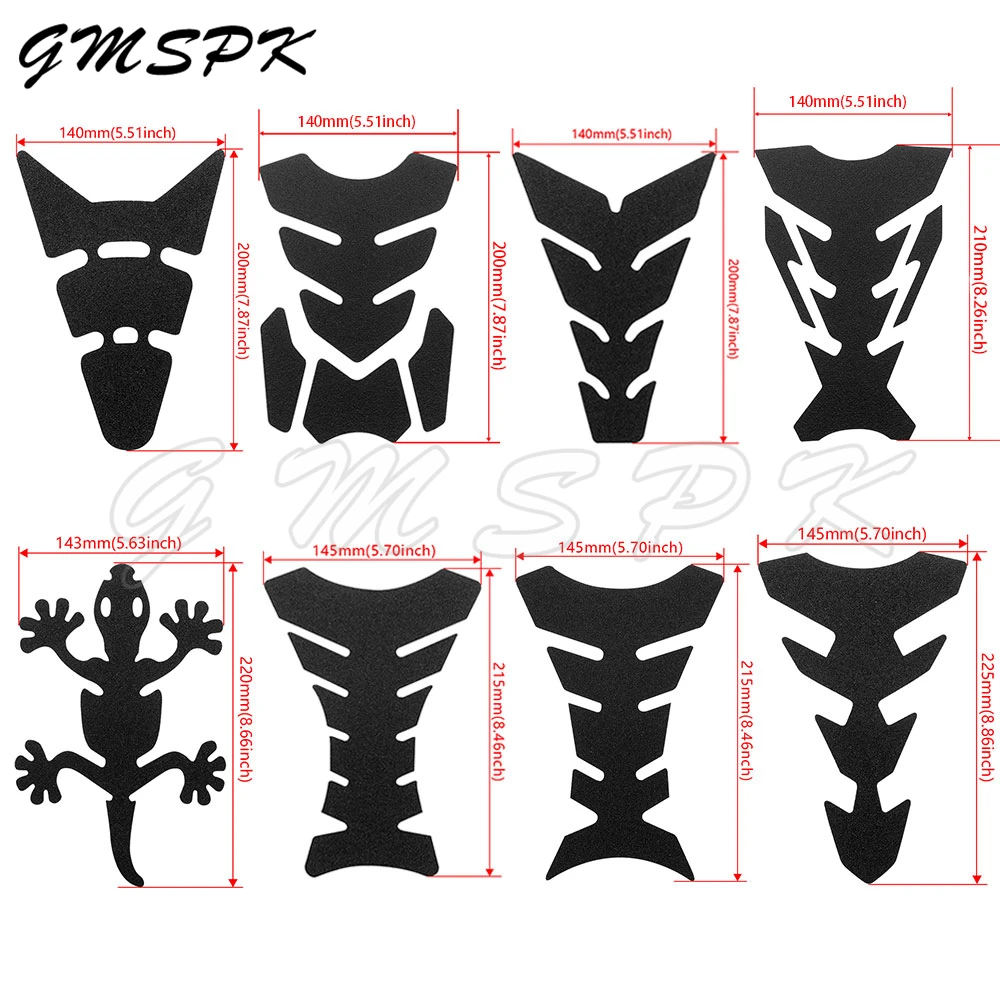 Universal Motorcycle Frosted Tank Pad Protector Sticker Fit for Yamaha Kawasaki Suzuki Honda CBR650F CB1300 YFZ Bandit 600 650