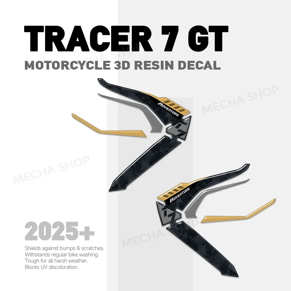 For Tenere 700 2025 2026 Motorcycle Handguard Sticker 3D Epoxy Resin Sticker