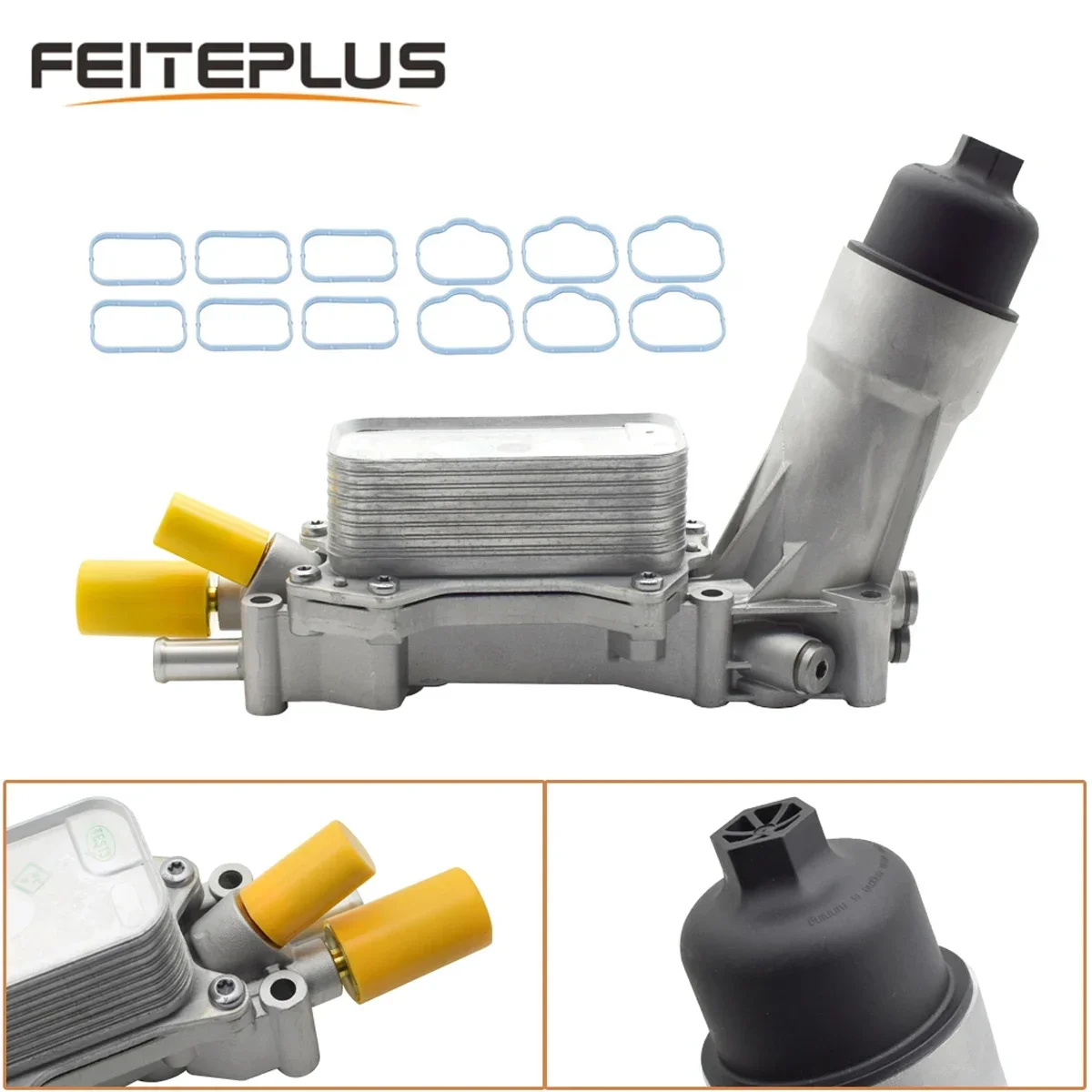 

Алюминиевый корпус, охладитель масляного фильтра двигателя в сборе для Jeep Dodge Chrysler V6 3.6L11-17 926-876 68310865 АБ 68105583 АБ