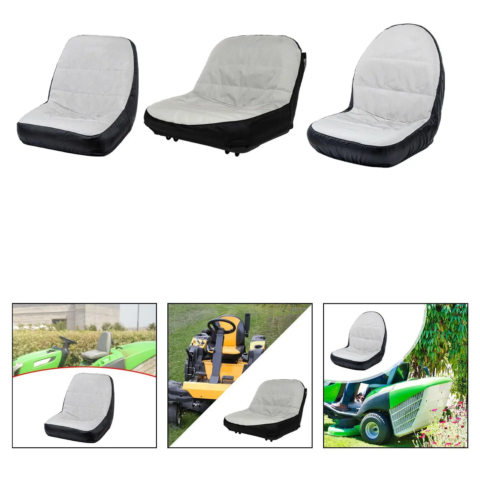 Heavy Duty Mower for seat Cover Universal 600D Polyester Waterproof Dustproof Chair Protector for Riding Lawn Mower Tractor