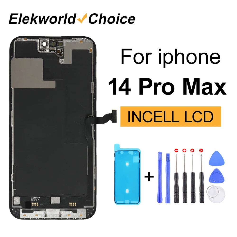 Elekworld Choice Incell LCD Display For iPhone 14 Pro Max With 3D Touch Replacement Screen Digitizer Assembly