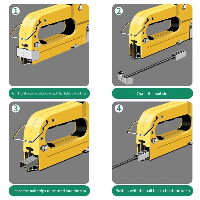 ipiip Heavy Duty Staple Guns Heavy Duty Stapler Staple Guns Trackers Machine Guns for Wood Furniture Woodworking