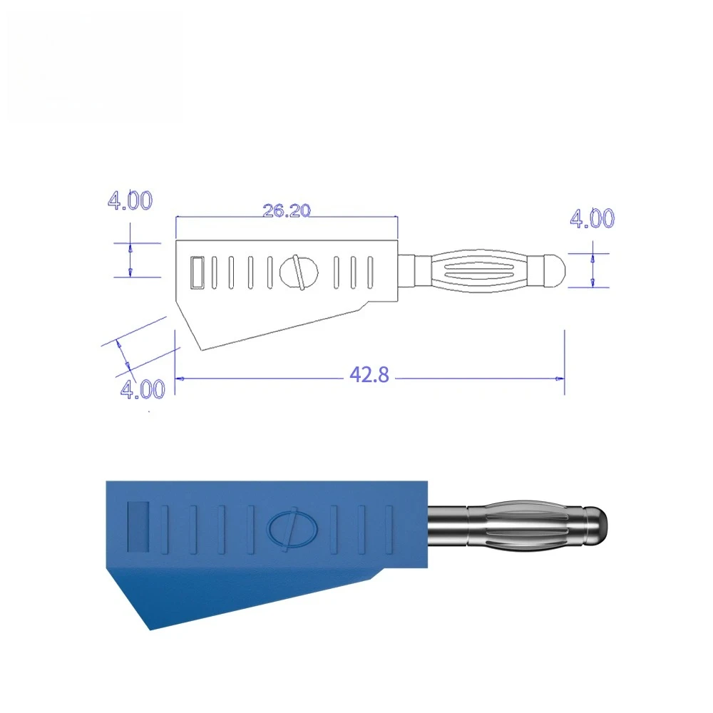 10PCS 4MM Banana Plug Copper Nickel Plated Soldering Electrical Connector DIY Tools