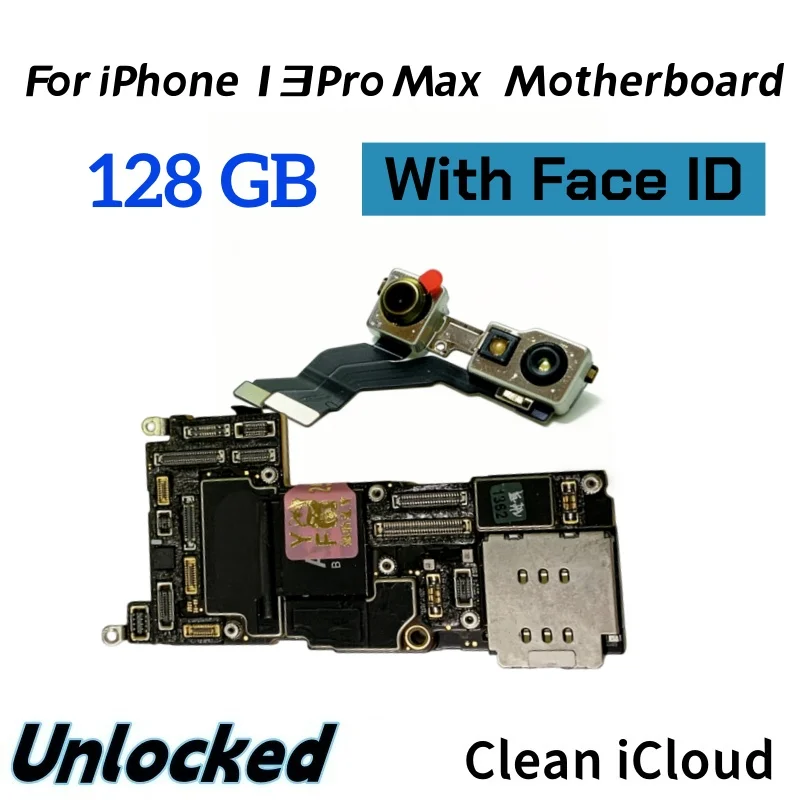 Fully Tested Mainboard For iPhone 13 Pro Max Motherboard Unlocked