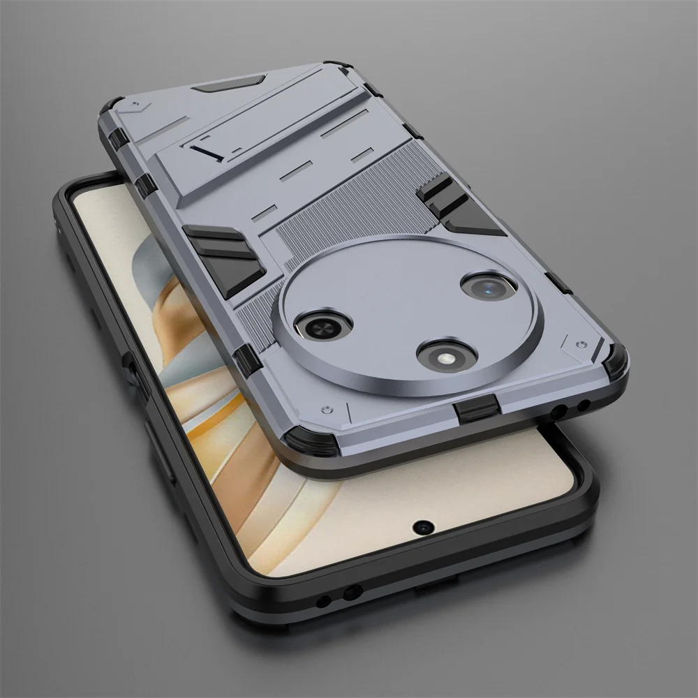 حافظة ظهر لهاتف Honor X9C بمسند ذكي مضاد للصدمات من مادة TPU الصلبة، حافظة من البلاستيك الصلب الهجين لهاتف Honor X60 #5