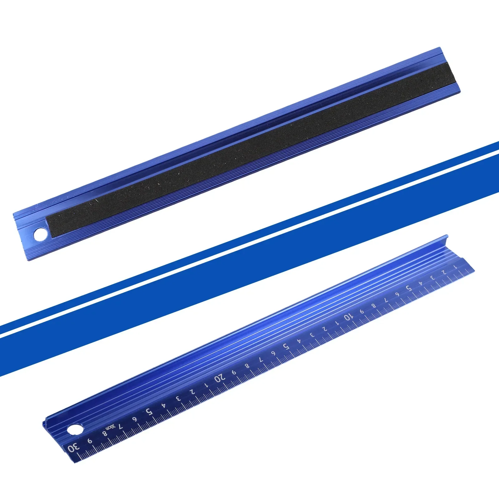 Multifunction Aluminum Alloy Protective Straight Ruler Scale Measuring Engineers Drawing Tool For Woodworking