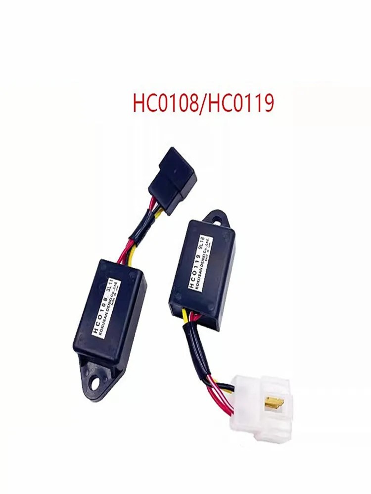 

Excavator engine flameout preheating start time relay delay controller HC0108/HC0119 accessories