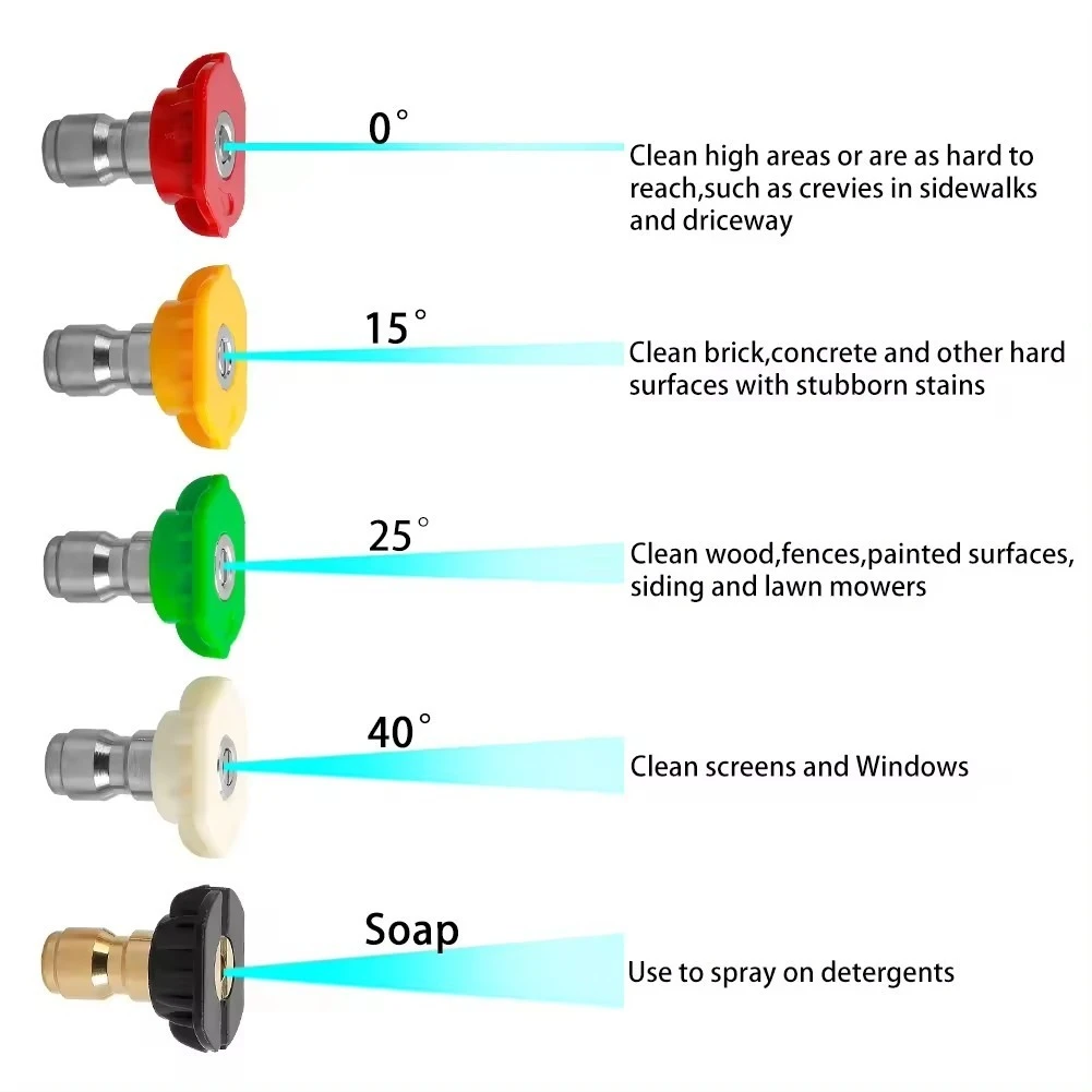 High Pressure Washer Gun Water Spray Gun With Extension Wands For Car Wash