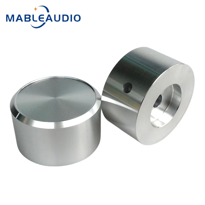1 Stück 38x22mm Voll aluminium legierung Voll knopf Potentiometer Volumen Hifi Audio-Verstärker CD-Ton glatten Knopf – Detail 3