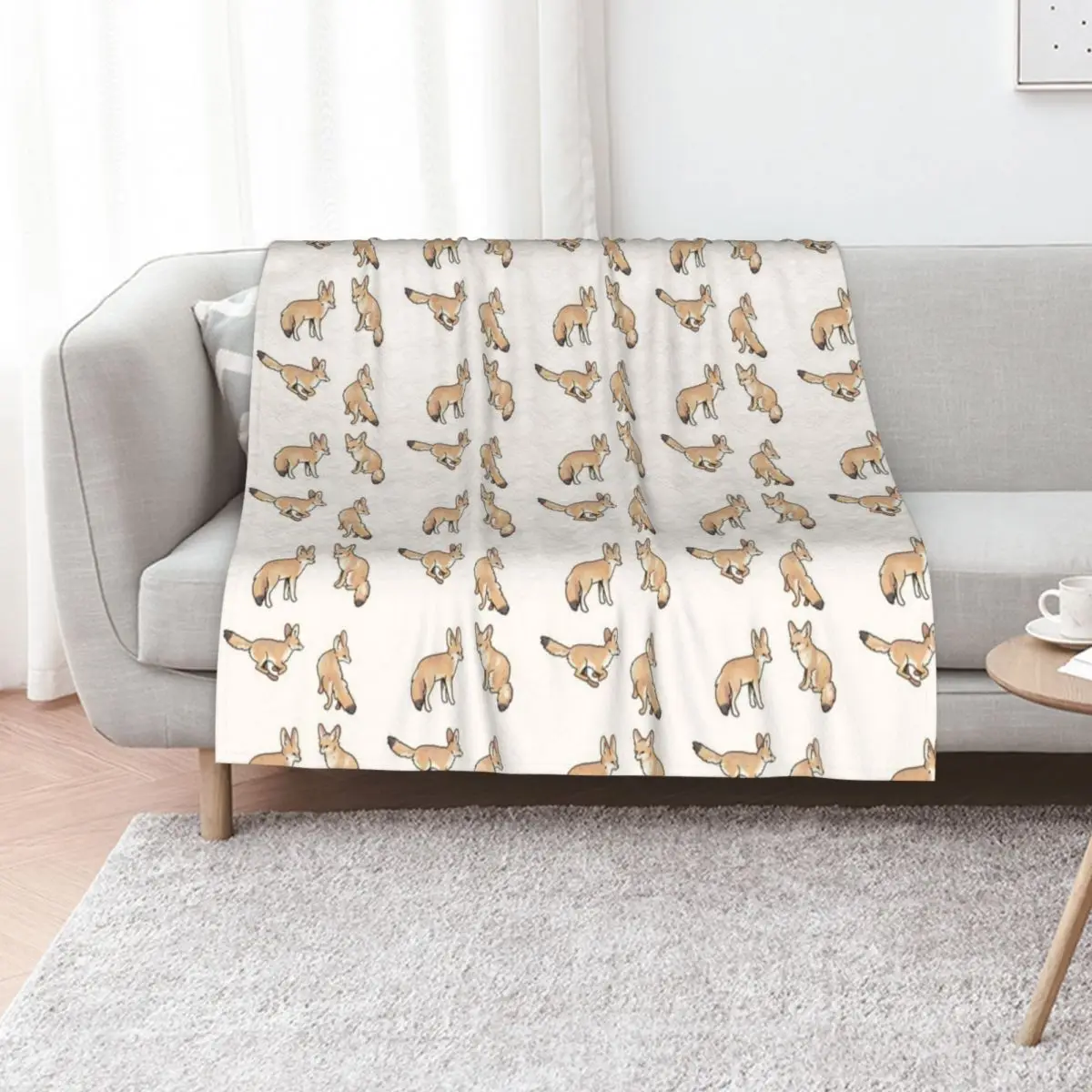 Fennec fox pack Manta para acampar ideas de regalos de San Valentín mantas de viaje de halloween